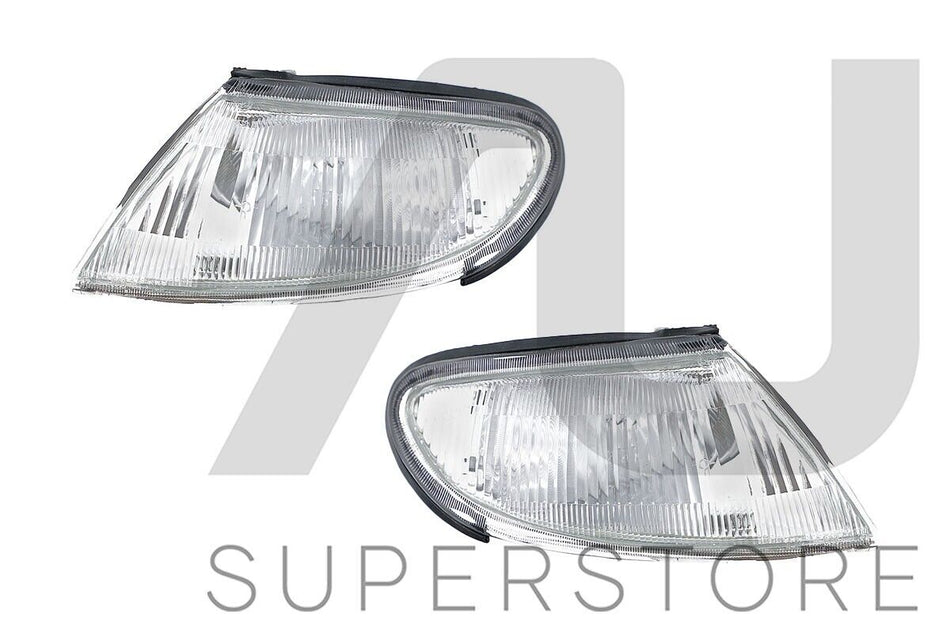 Set Pair LH Left + RH Right Indicator Lamp Corner Light For Ford Fairmont EF EL