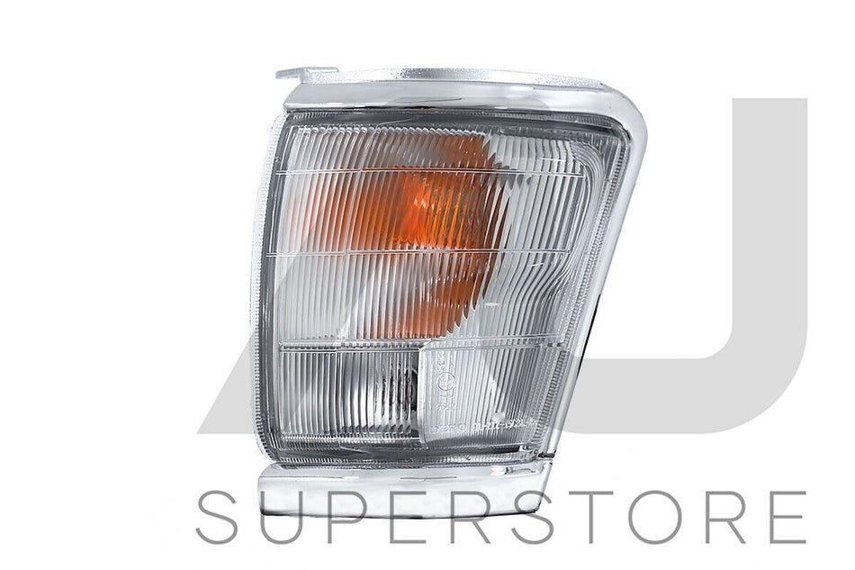 LH LHS Left Hand Corner Light Lamp Chrome Edge For Toyota Hilux 1997~2001 Emark