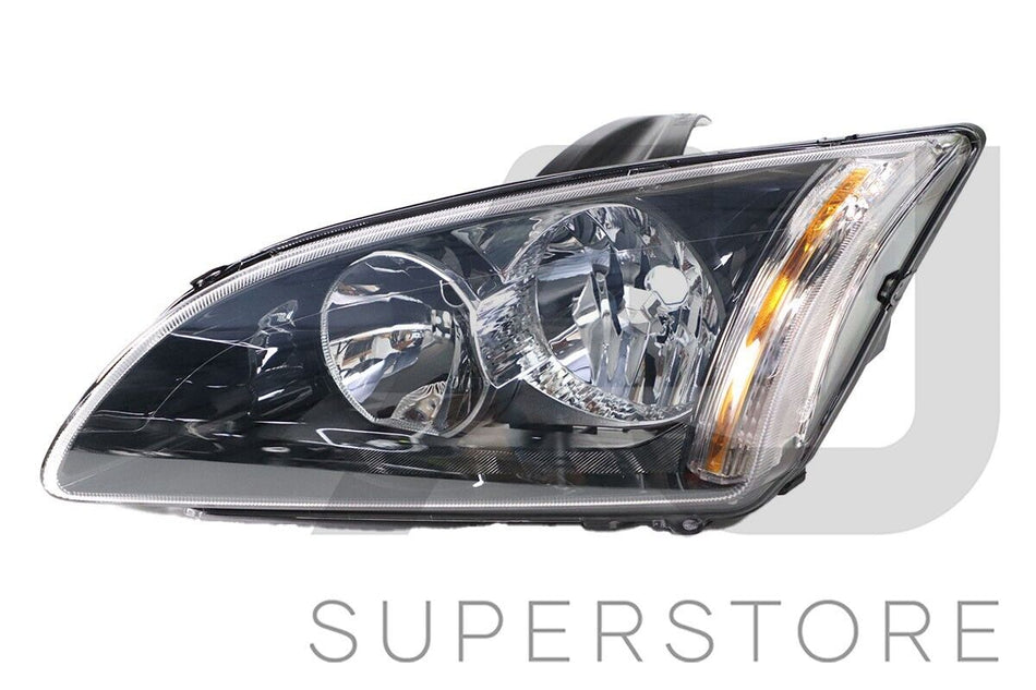LH LHS Left Head Light Lamp Black For Ford Focus LS LT Hatch / Sedan 2005~2009
