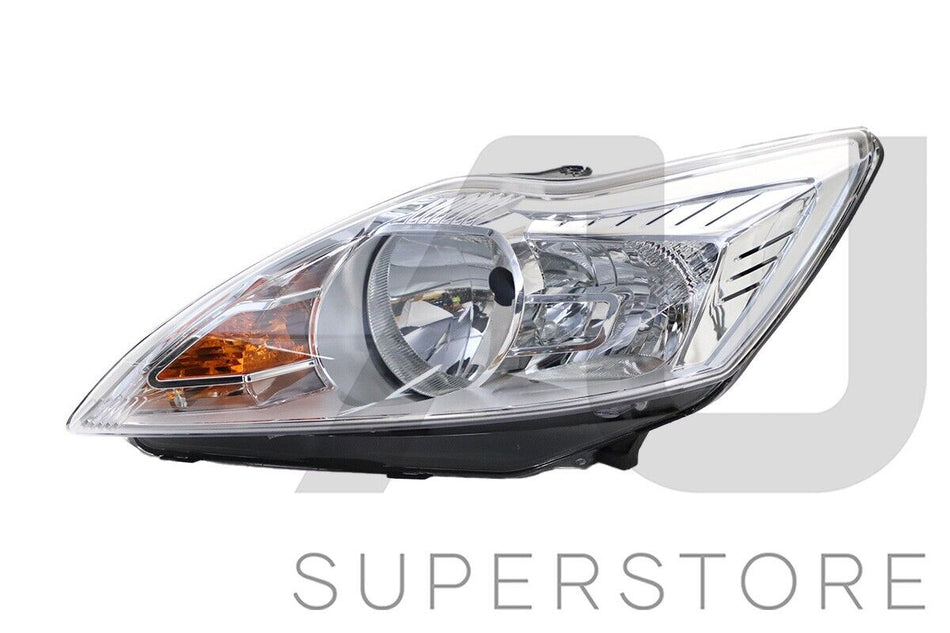 LH LHS Left Hand Head Light Lamp Chrome For Ford Focus LV 2009~2011 CX LX