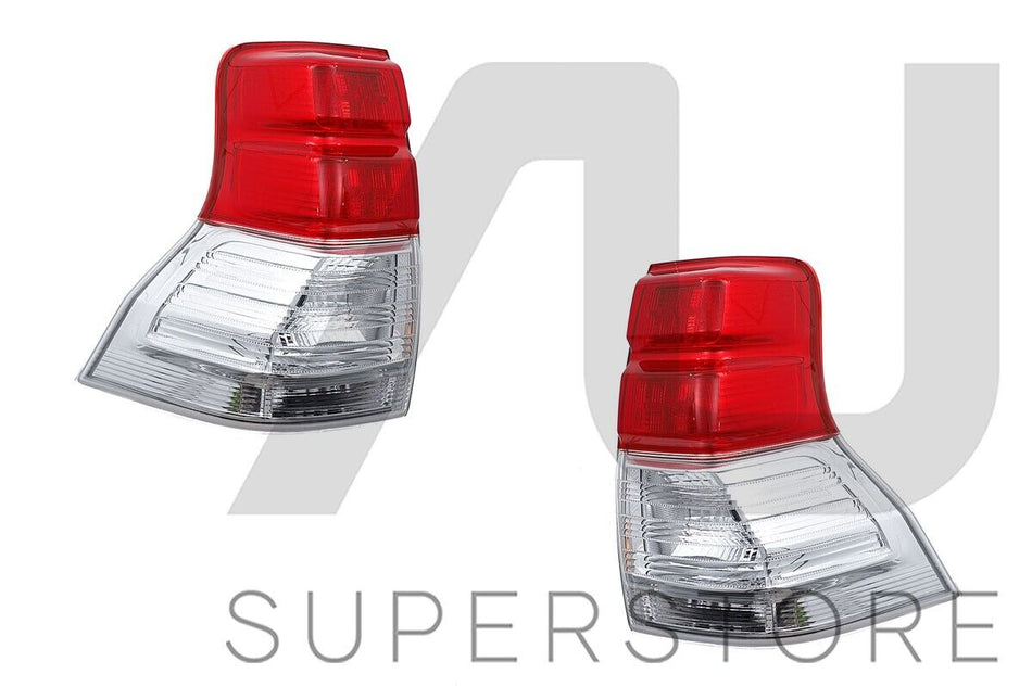 Set / Pair LH+RH Tail Light Lamp LED For Toyota Landcruiser Prado 150 s1 09~13