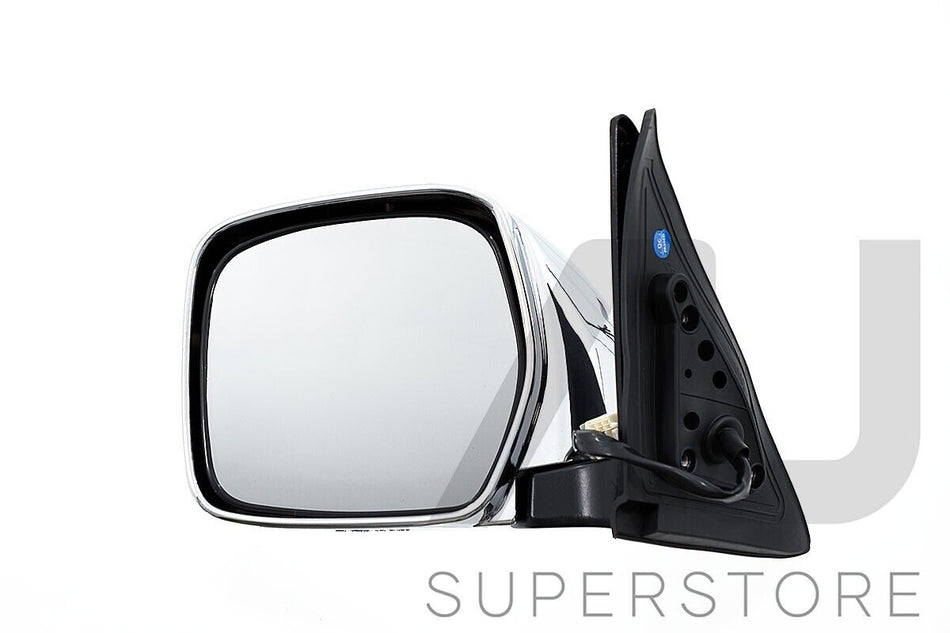 LH LHS Left Electric Door Mirror Chrome For Toyota LandCruiser 100 Series 98~07