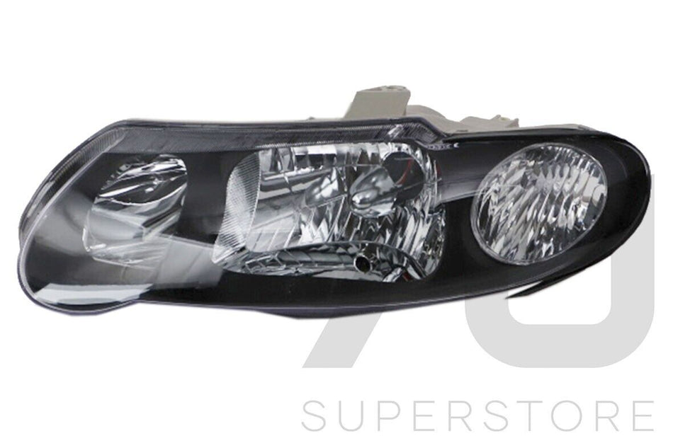 LH Left Hand Head Light Halogen Black Tear Drop For Holden Commodore VX VU SS