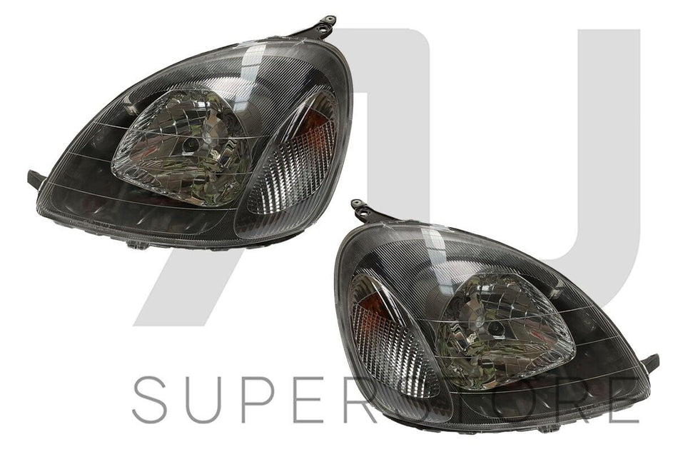 Set LH+RH Head Light Lamp For Toyota Echo Sportivo only 1999~2002
