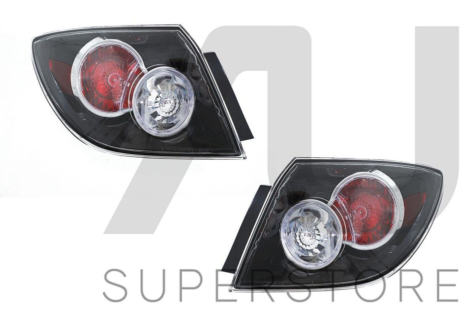 Set Pair LH+RH Tail Light Lamp For Mazda 3 BK Series 2 06~09 5 Dr Hatch Maxx Neo