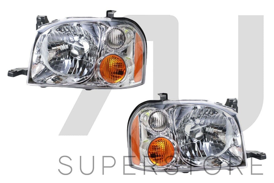 TYC Pair LH Left + RH Right Head Lamp Light For Nissan Navara UTE D22 2001~2015