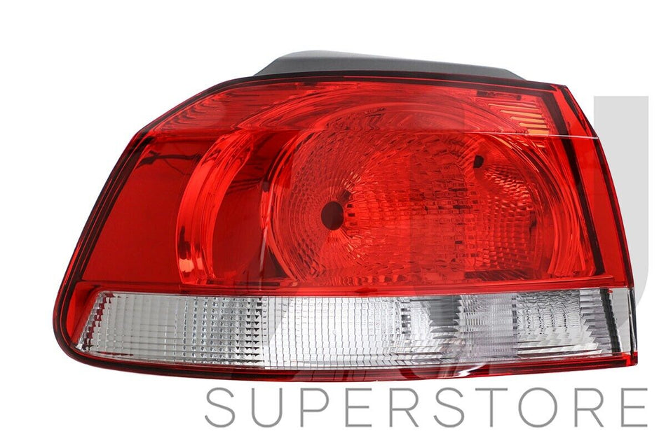 Pair LH+RH Tail Light Lamp For VW Volkswagen Golf MK6 Standard Hatch 08~12