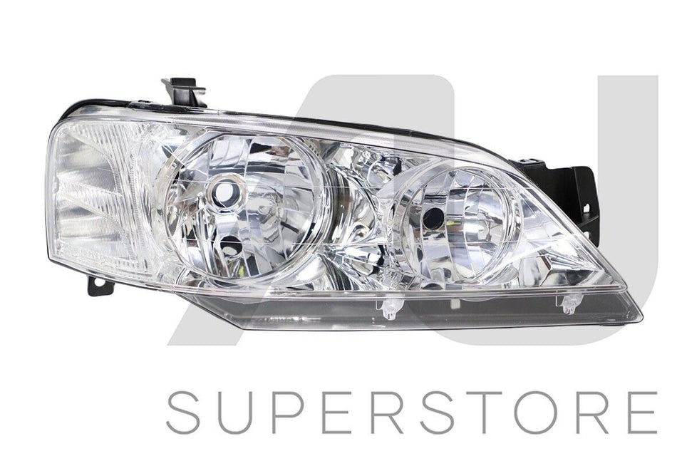 RH RHS Right Hand Head Light Lamp Chrome For Ford Falcon Fairmont XT BA~BF 02~06