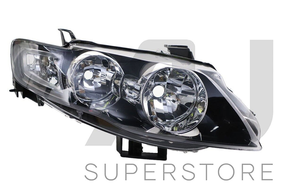 RH RHS Right Head Light Lamp (Black) For Ford FPV FG Series 1 F6 2008~2011