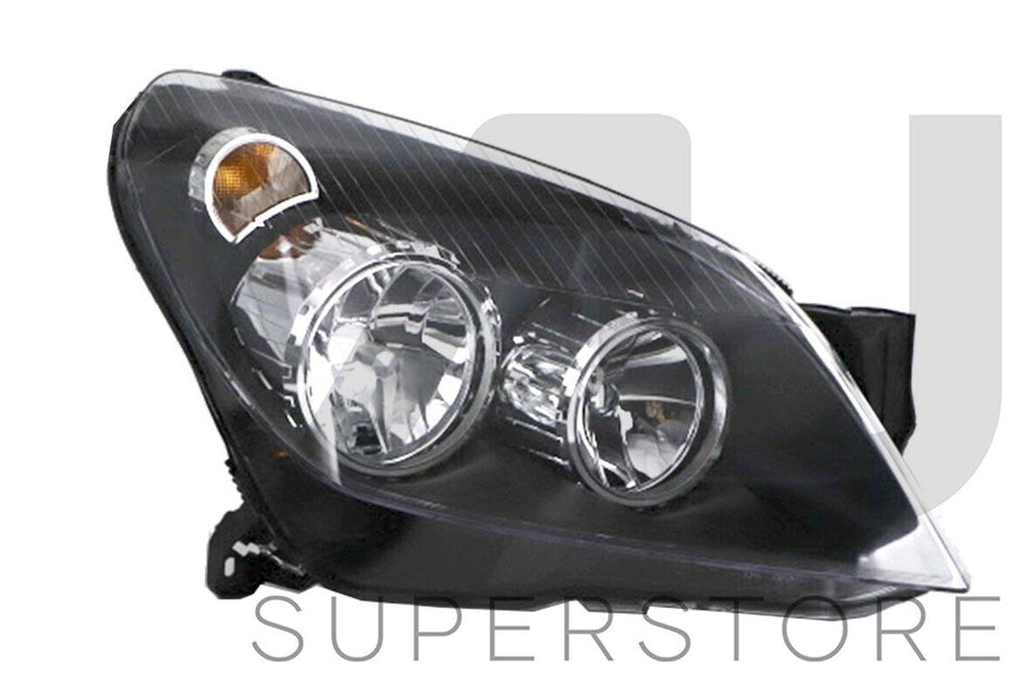 RH RHS Right Hand Head Light Front Lamp Black For Holden Astra AH Series 04~10