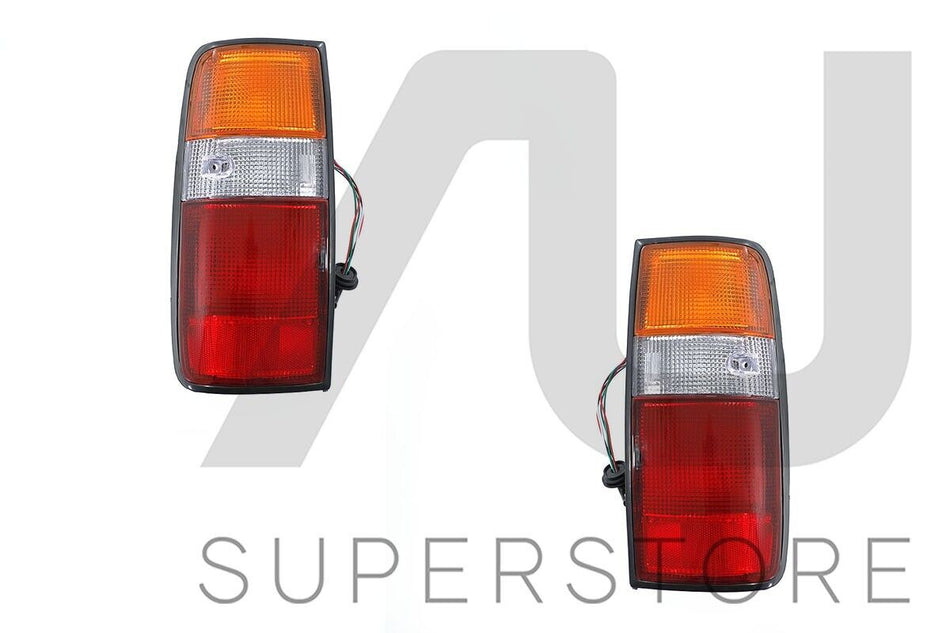 Pair LH+RH Tail Light Rear Lamp For Toyota Landcruiser 80 Series 1990~1998