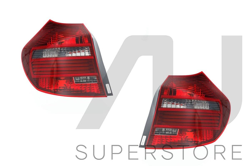Pair LH+RH Tail Light Lamp LED Tinted Lens For BMW 1 Series E87 Hatch 07~11