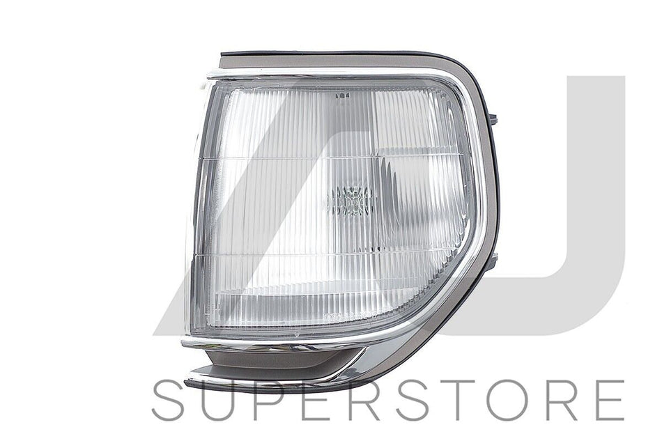 LH LHS Left Corner Light Lamp Chrome For Toyota Landcruiser 80 Series 90~98 GXL