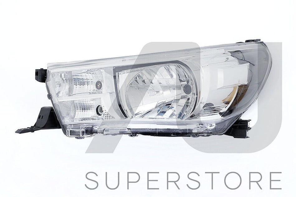 Set / Pair LH+RH Head Light Lamp For Toyota Hilux SR / Workmate Ute 2015~2023
