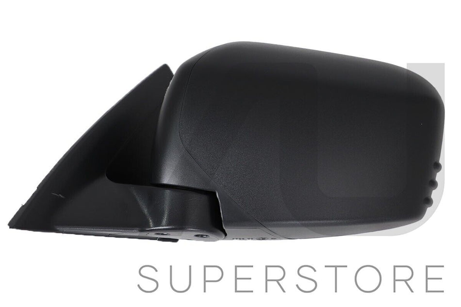 LH LHS Left Hand Manual Door Mirror Black For Mitsubishi Triton Ute MN ML 06~15