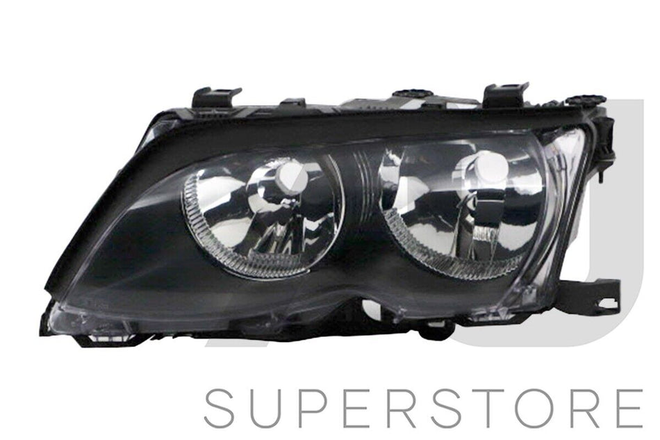 Set Pair LH+RH Head Light Lamp Halogen For BMW 3 Series E46 Sedan Wagon 01~05