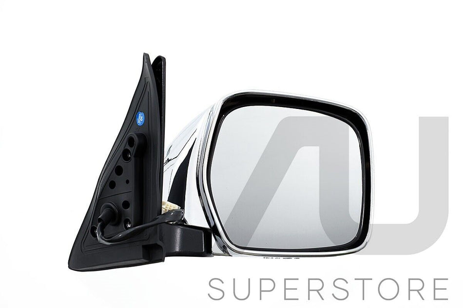 RH RHS Right Electric Door Mirror Chrome For Toyota LandCruiser 100 Series 98~07