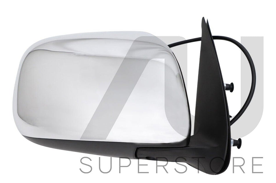 RH RHS Right Hand Electric Door Mirror Chrome For Toyota Hilux Ute 2WD 4WD 05~15