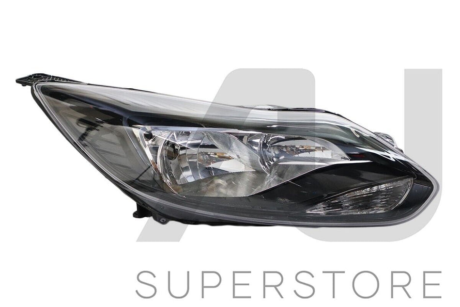 RH RHS Right Hand Head Light Lamp Halogen (Black) For Ford Focus LW 2011~2015