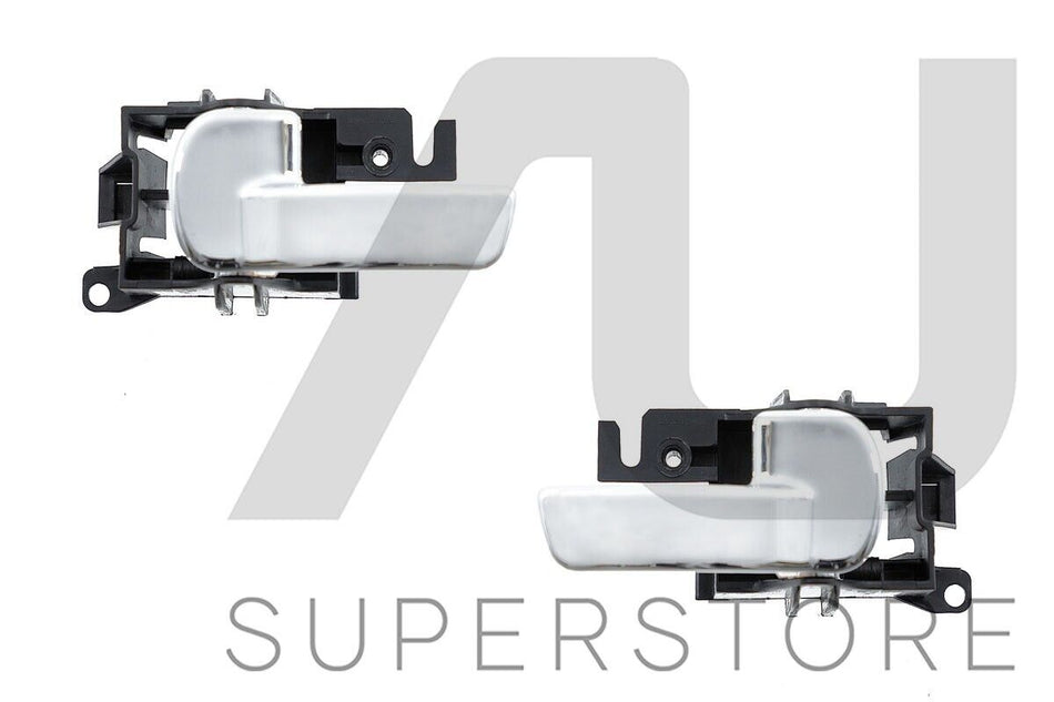 FRONT Pair LH+RH Inner Door Handle For Nissan Navara D40 05~15 Vin:VSK