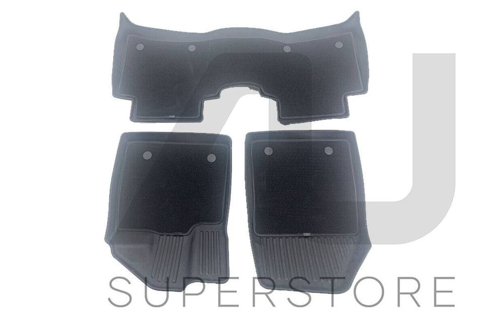 Atto 3 Waterproof Car Floor Mats (TPE) + Carpet Front and Back  6pcs