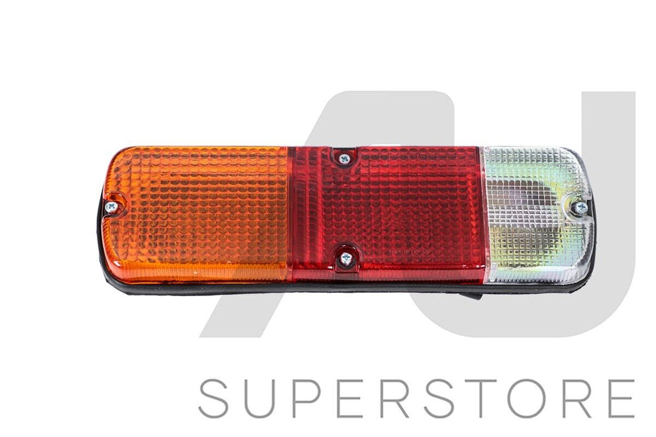 Pair LH+RH Tail Light Lamp Square Plug For Toyota Hilux Landcruiser TRAY 88~On