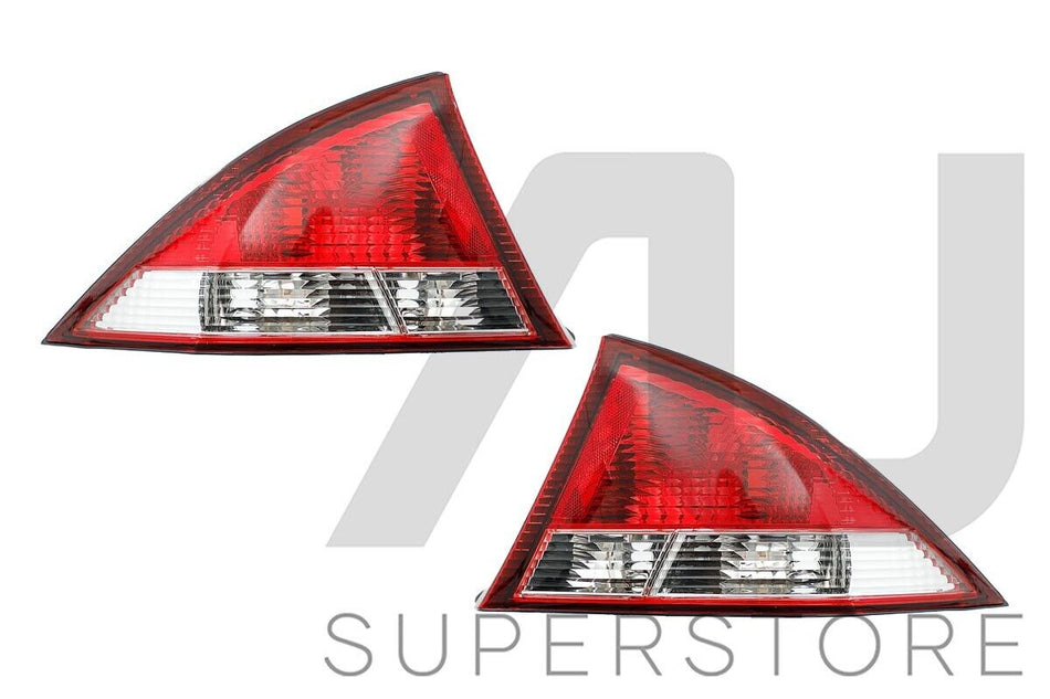 Set Pair LH+RH Tail Light Lamp Clear Ford Falcon Fairmont XR6 XR8 AU 98~02 Sedan