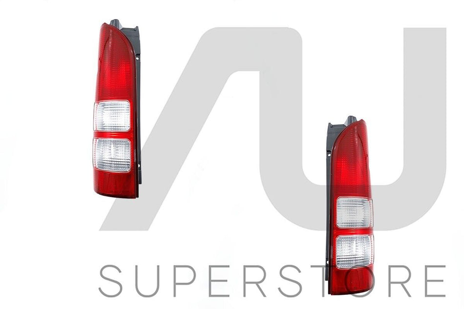 Set / Pair LH+RH Tail Light Lamp For Toyota Hiace Van Bus 05~19 Emark