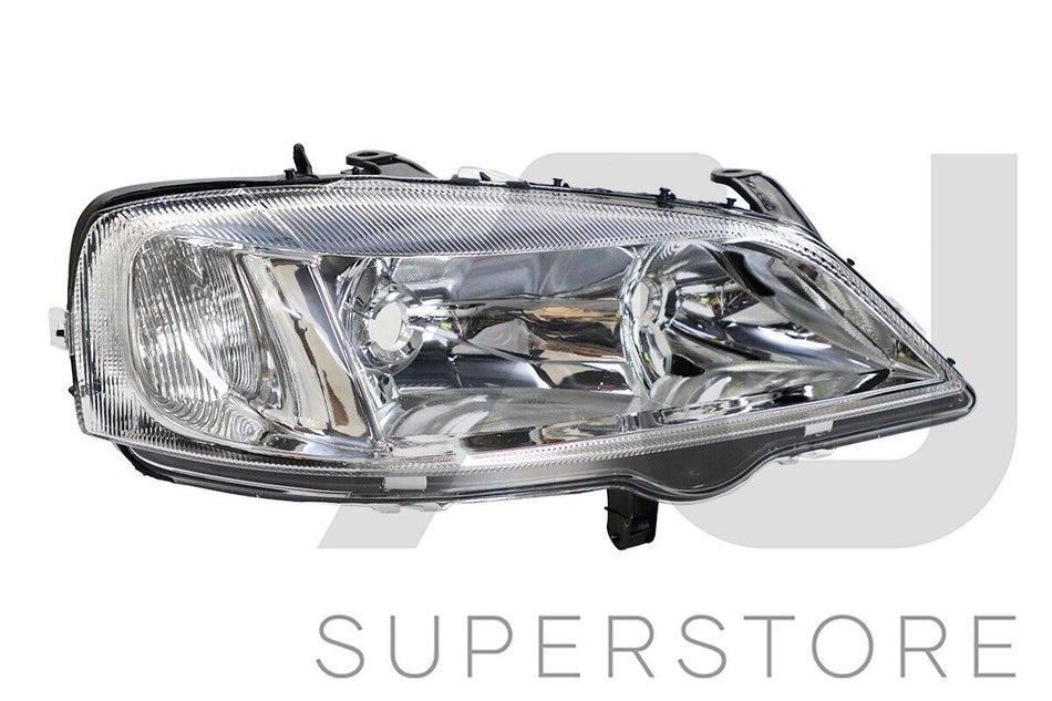 RH RHS Right Head Light Lamp Chrome For Holden Astra TS Sedan Hatch 98~04