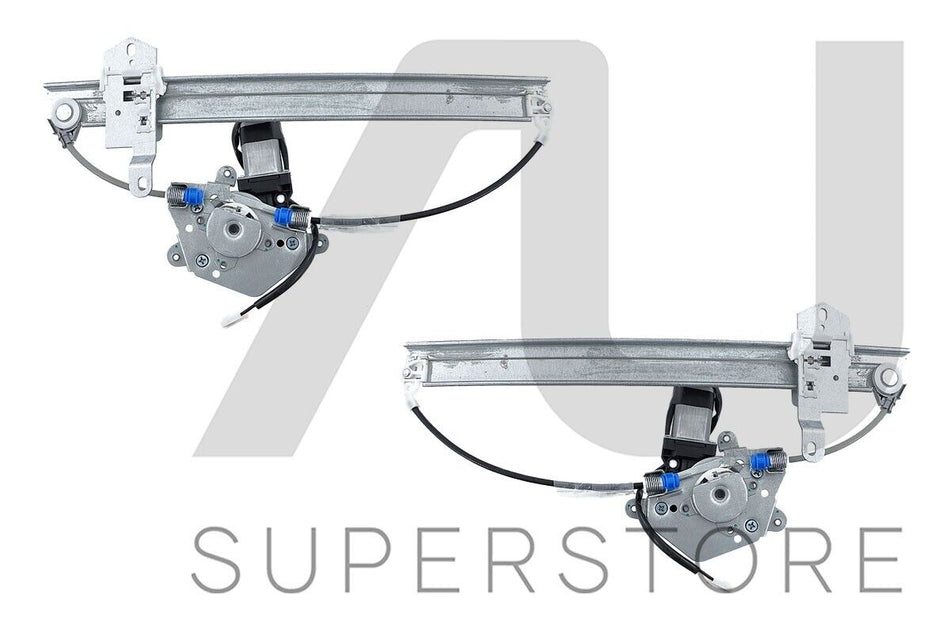 REAR Pair LH+RH Window Regulator W/ Motor For Ford Fairlane NA NC NF NL 88-98