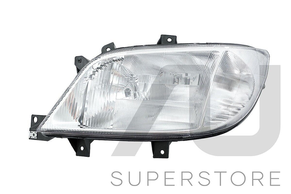 LH LHS Left Hand Head Light Lamp W/ Lines For Mercedes Benz Sprinter Van 00~03