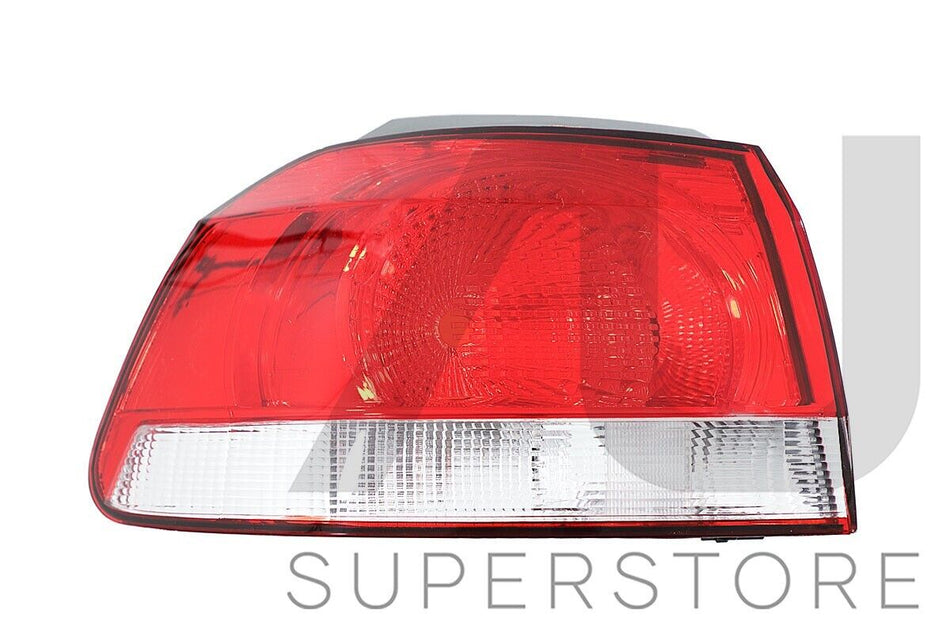 Pair LH+RH Tail Light Lamp For VW Volkswagen Golf MK6 Standard Hatch 08~12