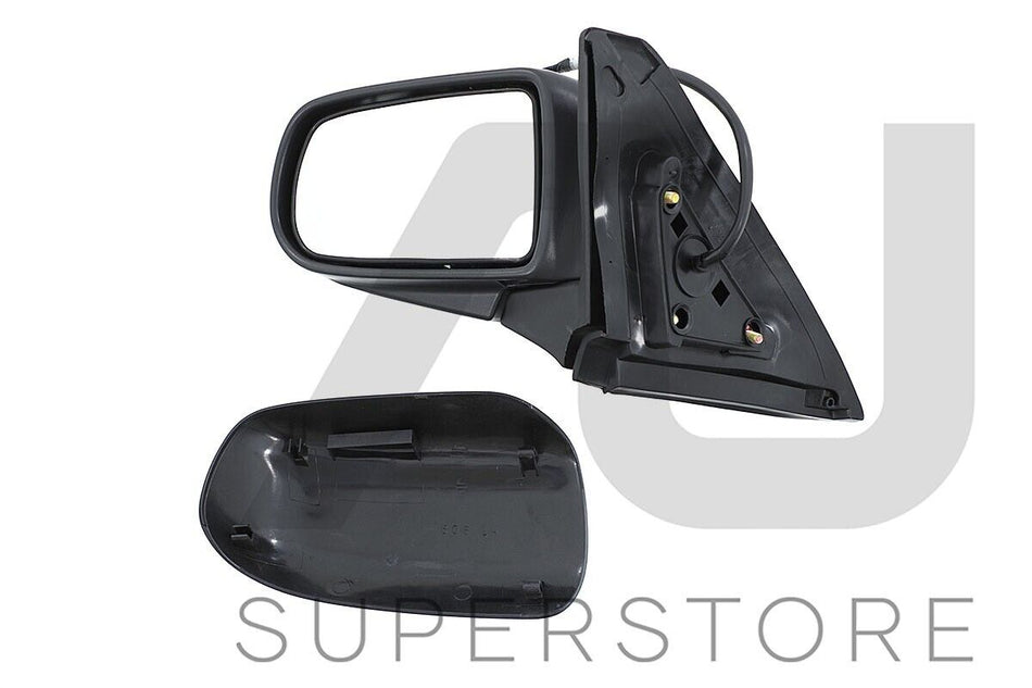 LH LHS Left Manual Door Mirror Black For Mazda 323 Protege / Astina 98~03