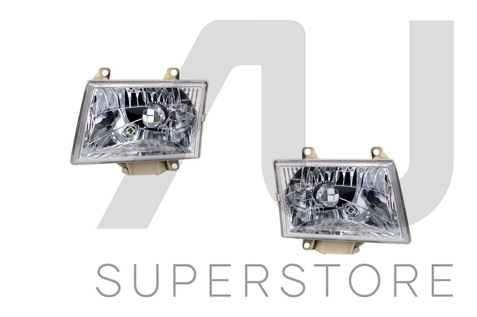 Set / Pair LH+RH Head Light Lamp For Mazda Bravo Ute UN Series 2 2002~2006