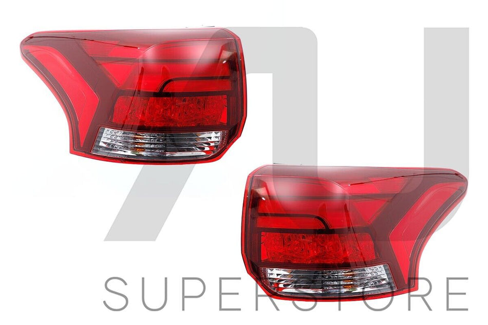 Set Pair LH+RH Tail Light Rear Lamp For Mitsubishi Outlander ZK ZL 15~21 E-mark