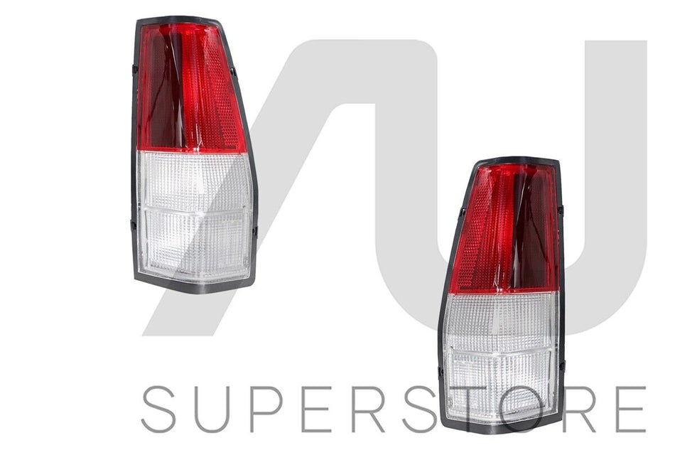 Pair LH+RH Tail Light Clear For Ford Falcon XD XE XF XG XH Ute Panel Van 81~98