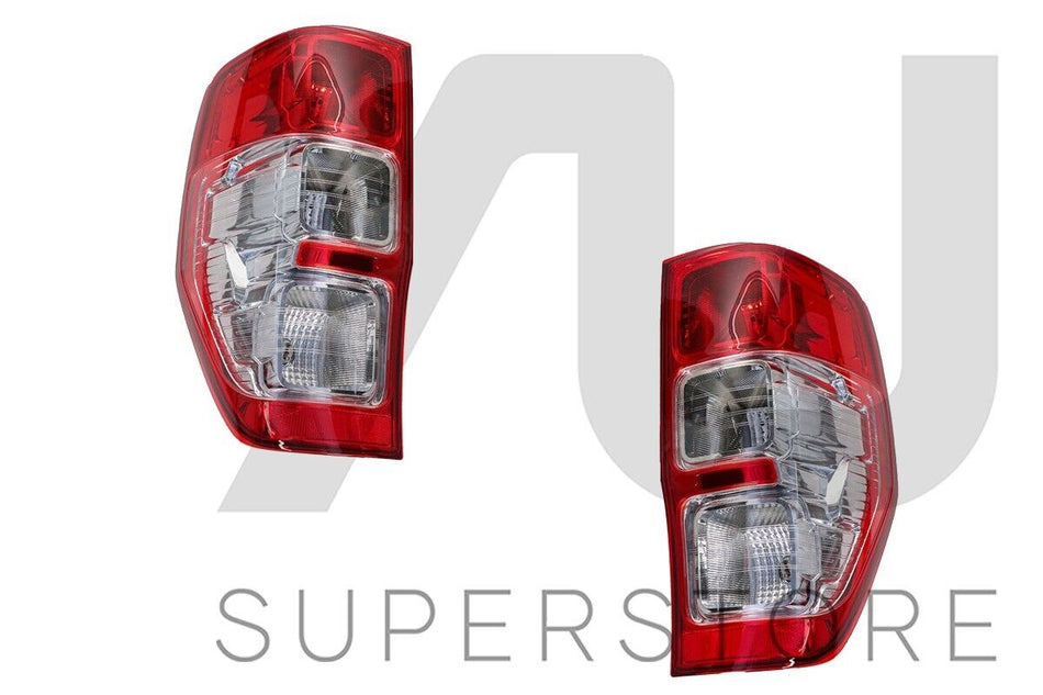 Pair LH+RH Tail Light Lamp CHR For Ford Ranger Ute PX 2011~2022 XL XLS XLT ADR