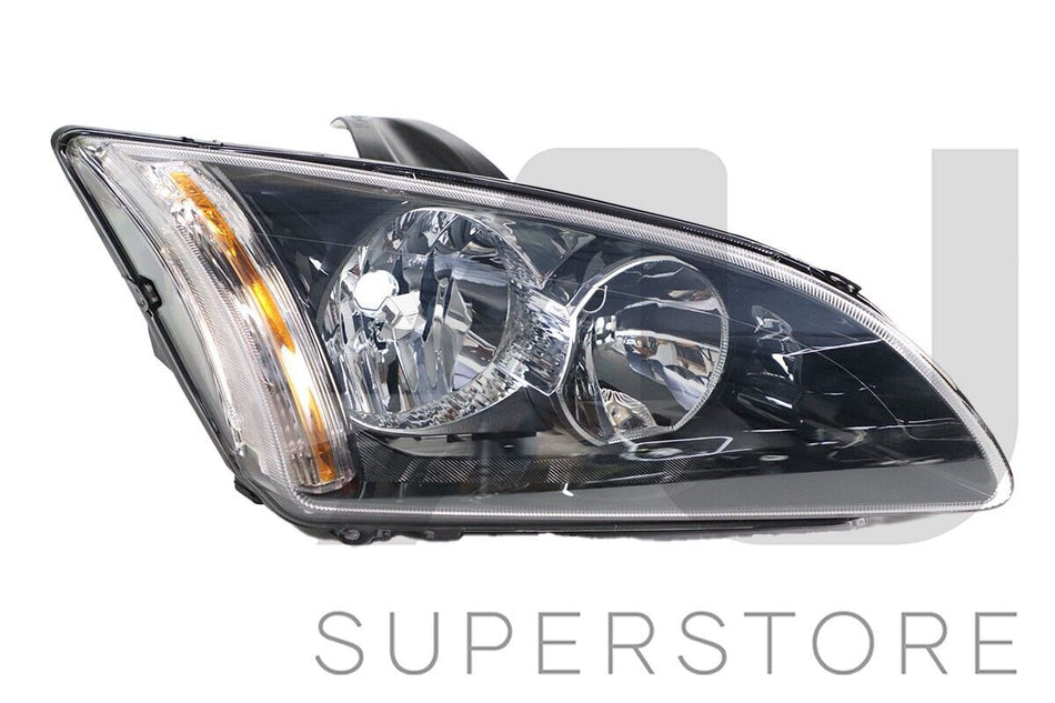 RH RHS Right Head Light Lamp Black For Ford Focus LS LT Hatch / Sedan 2005~2009