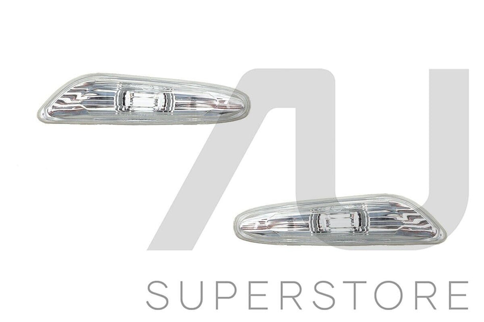 Pair LH+RH Guard Flasher Indicator Light Lamp For BMW 3 Series Sedan E90 05~12