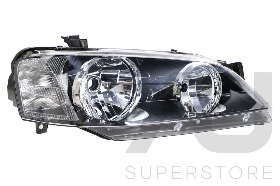 TYC RH RHS Right Head Light Lamp Black For Ford Falcon BA BF Series 1 XT 02~06