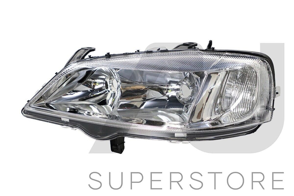 LH LHS Left Head Light Lamp Chrome For Holden Astra TS Sedan Hatch 98~04