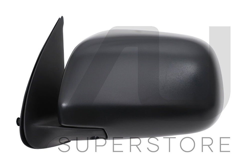 LH LHS Left Hand Manual Door Mirror Black For Toyota Hilux Ute 2WD & 4WD 05~15