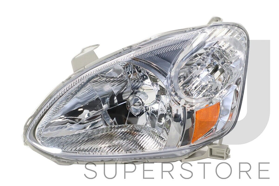 Pair of LH+RH Head Light Lamp For Toyota Echo BT 4 Door Sedan 2002~2005