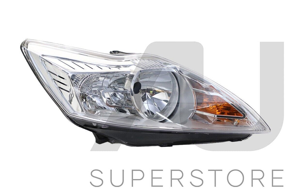 RH RHS Right Hand Head Light Lamp Chrome For Ford Focus LV 2009~2011 CX LX
